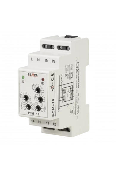 Multifunkciós időrelé, 230V AC, PCM-10