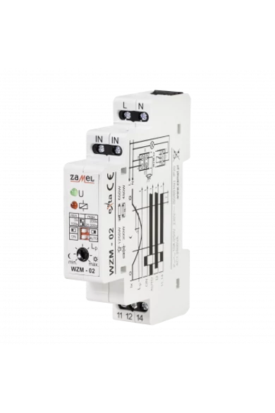 Alkonykapcsoló, DIN sínre szerelhető, IP20, 230V AC, WZM-02