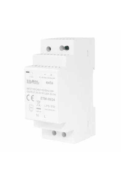 Kapcsolóüzemű tápegység, 12V DC, 30W, ZTM-30/12