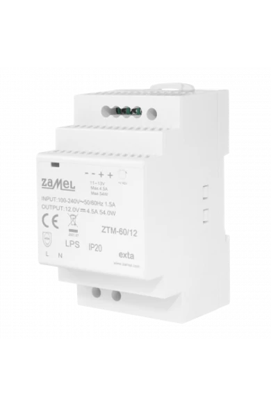 Kapcsolóüzemű tápegység, 12V DC, 100W, ZTM-100/12