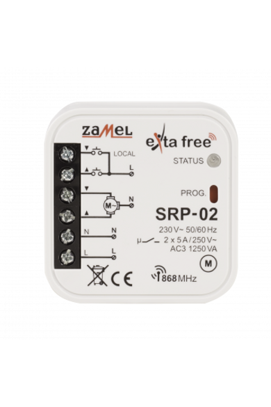 EXTA FREE redőnyvezérlő, SRP-02