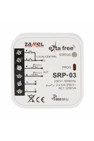 EXTA FREE univerzális redőnyvezérlő, SRP-03