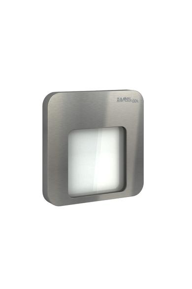 MOZA Ledix, Rozsdamentes szín, hidegf. 5900K, 230V, IP20, süllyesztett, fényerőszabályozható, 01-224-21