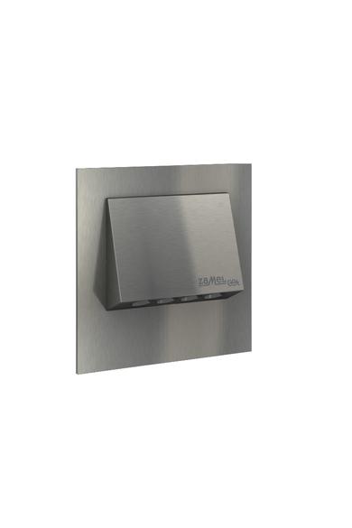 NAVI Ledix, Rozsdamentes szín, melegf. 3100K, 230V, IP20, süllyesztett, fényerőszabályozható, 11-224-22