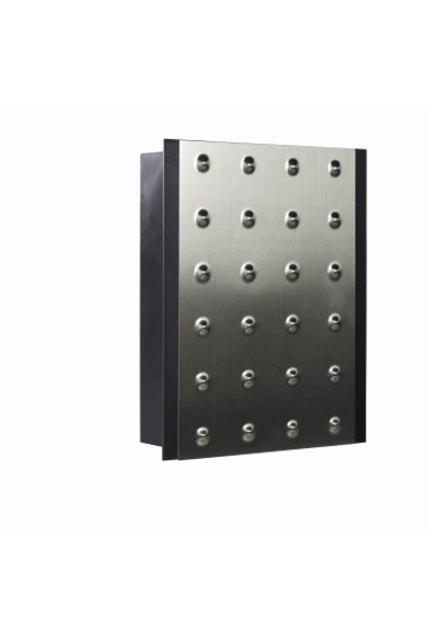 Kétszólamú gong, 230V, antracit, 411-VDE-SRB