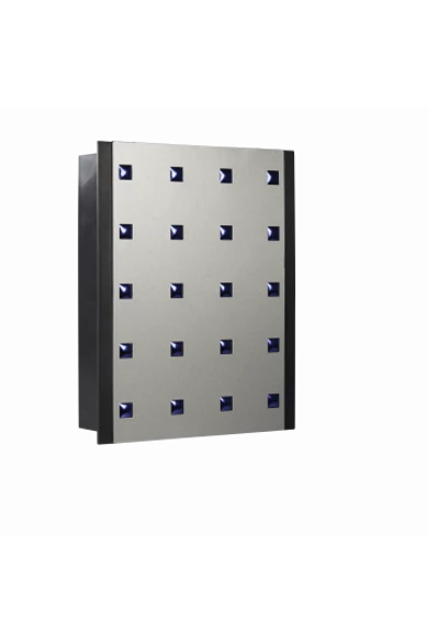 Kétszólamú gong, 230V, antracit, 412-VDE-SRB
