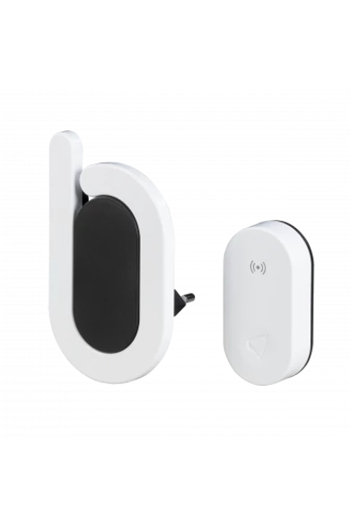 Vezeték nélküli csengő szett "BULIK II", 230V, 85dB, 350m, fehér, ST-985H