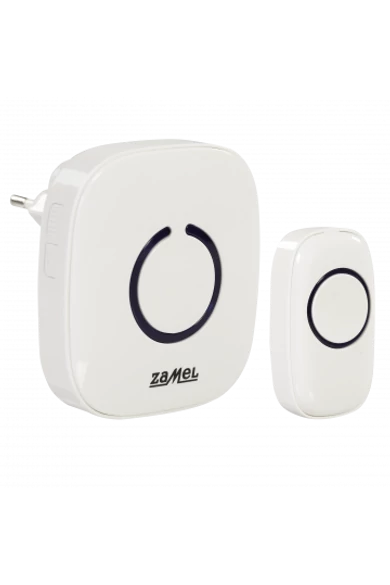 Vezeték nélküli csengő szett "POP", 230V, 80dB, 100m, fehér, ST-940