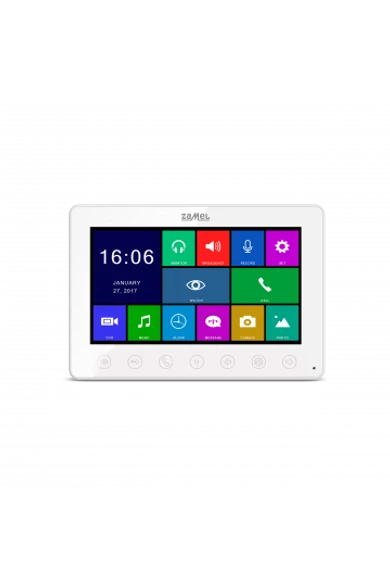 7" színes, LCD videó kaputelefon monitor, DVR funkció, WiFi, fehér, 800x480px, VP-808W