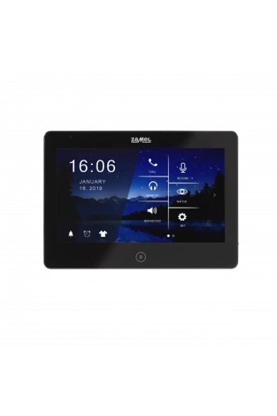 10,1" színes, LCD érintő videó kaputelefon monitor, DVR funkció, WiFi, fekete, 1920x1080 HD, VP-810BHD