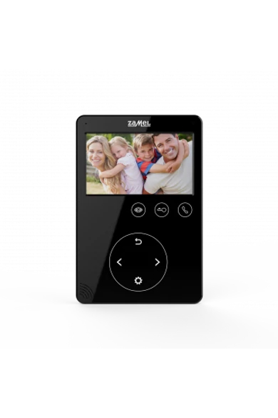 4,3" színes, LCD videó kaputelefon monitor, WiFi, fekete, 800x480px, VP-816B