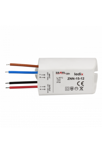 LED tápegység; felületre szerelhető; 12V DC 15W IP56 (hagyományos LED)