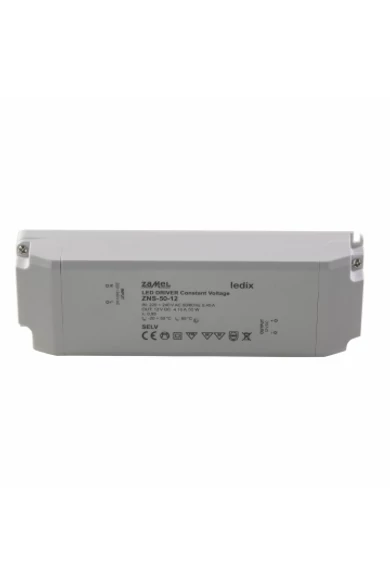 ZNS-50-12 SLIM LED tápegység, 12V DC, 50W