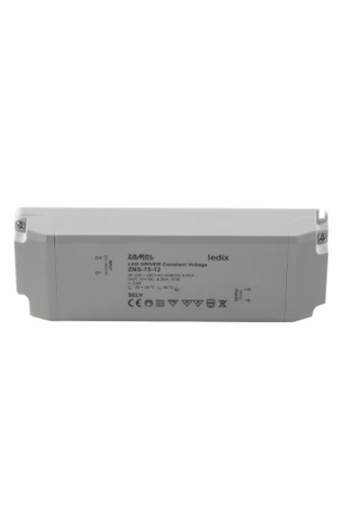 ZNS-75-12 SLIM LED tápegység, 12V DC, 75W